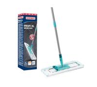 Leifheit Mopa Profi XL micro dúo – palo de acero, articulación giratoria para superficies grandes