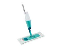 Leifheit Limpiador de suelos Easy Spray XL – con pulverizador, depósito de agua y funda doble fibra