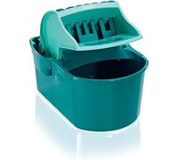 Leifheit Cubo escurridor Profi Compact – asa de transporte, prensa integrada, 8 litros
