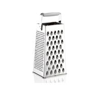 Leifheit Rallador de cocina ComfortLine 23120 - 4 caras, acero inoxidable, asa, gris