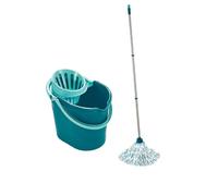 Leifheit Fregona y cubo – color turquesa