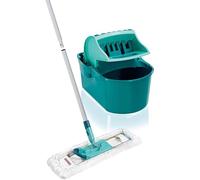 Leifheit Mopa con cubo y palo Profi 55092 – mopa friegasuelos con articulación giratoria y prensa