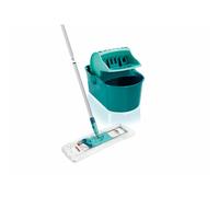 Leifheit Mopa con cubo y palo Profi 55092 – mopa friegasuelos con articulación giratoria y prensa