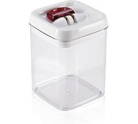 Leifheit Recipiente de almacenamiento Fresh&Easy 31211 1,6 L (12,8x12,8x18 cm) transparente-blanco