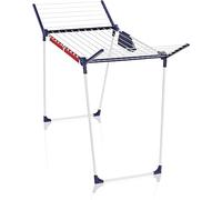 Leifheit Tendedero con alas Pegasus 180 Solid Plus, tendedero de ropa plegable con alas para prendas largas, estable tendedero exterior e interior