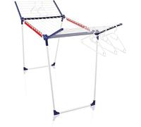 Leifheit Tendedero con alas Pegasus 200 Solid Comfort, tendedero de ropa plegable con múltiples accesorios, tendedero exterior e interior, 81685