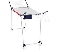 Leifheit Tendedero con alas Pegasus 200 Solid Deluxe Mobile, tendedero de ropa plegable con equipamiento completo, tendedero exterior e interior