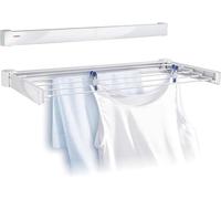 Leifheit Tendedero de pared Telegant 83305 extraíble 8 varillas 7,20 m blanco