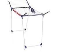 Leifheit Tendedero Pegasus 180 Solid Plus, 18 m Plegable | Patas paralelas estables, alas de 105 cm para prendas largas, uso interior y exterior, incluye bolsa y 2 soportes pequeños