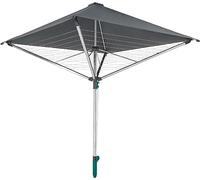 Leifheit Tendedero rotatorio Linoprotec 400 294×294 cm Aluminio Antracita