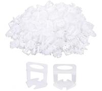 LEIIERUY Clips Niveladores para Azulejos de 1 mm, Separadores de PVC para Suelo y Pared, Sistema de Nivelacion para Mantener Baldosas a la Misma Altura, Instalacion Rapida y Retirada Facil
