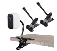 Leikurvo Soporte flexible para cámara Eufy Cam 2C/2C Pro/3/3C, 2 unidades, soporte de metal para EufyCam 1/2 / EufyCam E, soporte de mástil universal, montaje flexible para exterior/interior