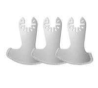 LEILUO Juego de 3 hojas de sierra oscilantes de diamante para juntas | Quita fácilmente lechada, hormigón y yeso. Compatible con DeWalt, Makita, Ryobi y más. No compatible con Starlock