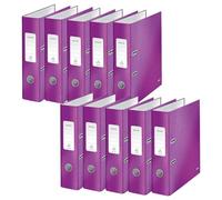 Leitz 10050062 - Carpeta de cartón (Púrpura, 31,8 cm, 28,5 cm, 8 cm)