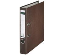 Leitz 10155075 - Archivador plástico con anillas A4 color marrón