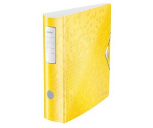 Leitz 1106 WOW Carpeta Archivador plastico A4 amarillo 75mm