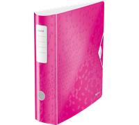 Leitz 1106 WOW Carpeta Archivador A4 rosa metalizado 75mm