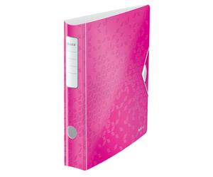 Leitz 1107 WOW Carpeta Archivador A4 rosa metalizado 50mm
