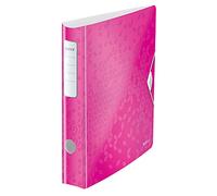 Leitz Carpeta archivador A4 1107 WOW 50 mm rosa metalizado