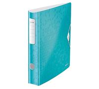 Leitz Carpeta archivador WOW 1107 A4 turquesa metalizado 50 mm