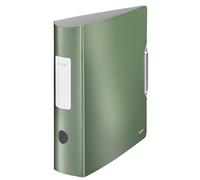 Leitz Archivador de palanca 11080053 Polyfoam 180º A4 75 mm cierre goma verde celadón