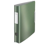 LEITZ 11090053 - Archivador de palanca polyfoam 180º lomo curvado cierre con goma Active Style DIN A4 50 mm. color verde celadón