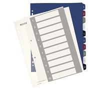 LEITZ 12370000 - Indice de proyectos imprimibles STYLE PP DIN A4 1-10