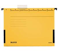 Leitz 1986-15 - Carpetas colgantes , color amarillo (5 unidades)