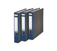 Leitz 310315035 - Juego de 3 archivadores (A4), color azul y gris