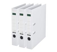 Leitz 310345001 - Juego de 3 archivadores (A4), color blanco