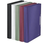 LEITZ 39570053 - Carpeta acordeón STYLE PP con 6 separadores más 1 extra ancho DIN A4 color verde celadón