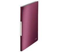 Leitz Escaparate Style Carpeta con 40 fundas Rojo Granate DIN A4