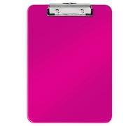 Leitz Capeta MINICLIP WOW con pinza metálica DIN A4 color fucsia metalizado