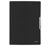 LEITZ 39770094 - Carpeta de gomas STYLE PP con 3 solapas DIN A4 color negro satinado