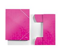 Leitz 3982 WOW carpeta de cartón cierrre elástico rosa metalizado