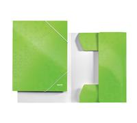 Leitz 3982 WOW carpeta de cartón cierrre elástico verde