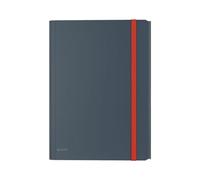 Leitz Carpeta de anillas 3Flap – A4, polipropileno – Gris
