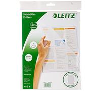 Leitz 41006003 210 x 297 mm (A4) PVC - Protector (210 x 297 mm (A4), Transparente, PVC, Retrato, Parte superior y Parte lateral, 220 mm)