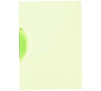 Leitz 41760055 ColorClip Rainbow - Dossier con cierre de clip, fabricado en polipropileno, A4, 6 unidades, color verde