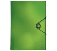 Leitz Solid Clasificadora Fuelle DIN A4 Verde con 6 Compartimentos