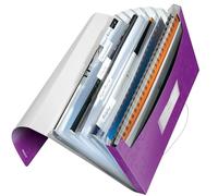 Leitz 4589 WOW carpeta acordeón violeta metalizado (6 compartimentos)