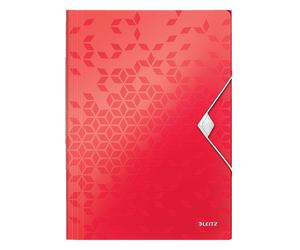 Leitz 4599 WOW carpeta elasto plástico rojo A4