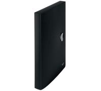Leitz Carpeta de Proyectos A4, Capacidad para 250 Hojas, 100% Reciclable, Plástico Opaco, Respetuosos con el Medio Ambiente, Gama Recycle, Negro, 46230095