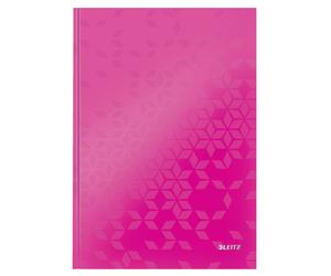 Leitz 4625 WOW Bloc de notas A4 rayado 90 gramos 80 hojas rosa