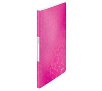 Leitz 4631 WOW carpeta de fundas flexible A4 rosa metalizado (20 compartimentos)