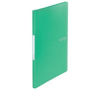 Leitz 46690055 - Carpeta de presentación (A4, con 30 compartimentos, polipropileno, para 60 hojas, flexible, para la escuela, el estudio y el hogar, 5 unidades), color verde