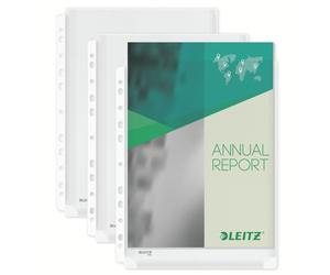 Leitz 47563003 Maxi Document Wallet A4 PVC 1 x Pack de 5 Fundas Pack 5 Estándar