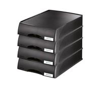 Leitz 52100095 - Bandeja de escritorio (Negro, Poliestireno)