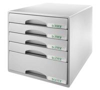 LEITZ 5211-00-85, Cajonera modular Plus, 5 cajones, color gris