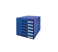 LEITZ 52120035 - Bucs de cajones Plus 6 cajones (pequeños) color azul